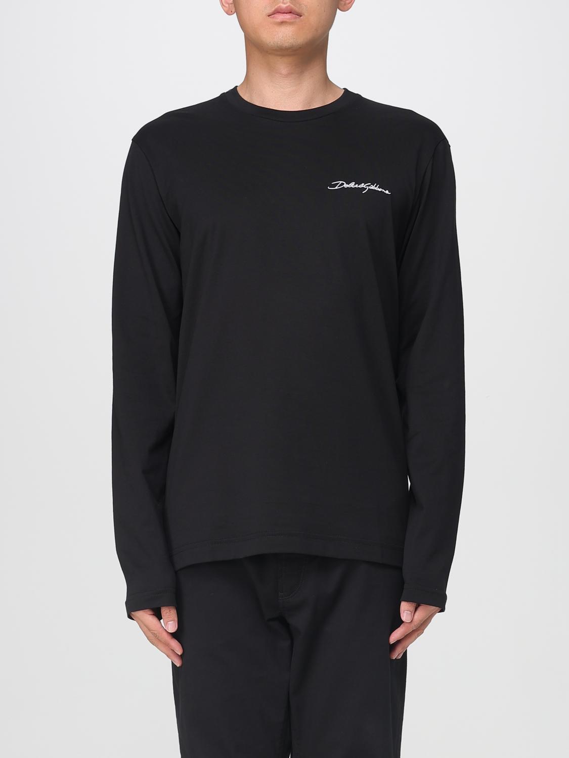 Tシャツ・カットソー DOLCE & GABBANA Men T-shirt Black G8SD2ZG7PEA N0000