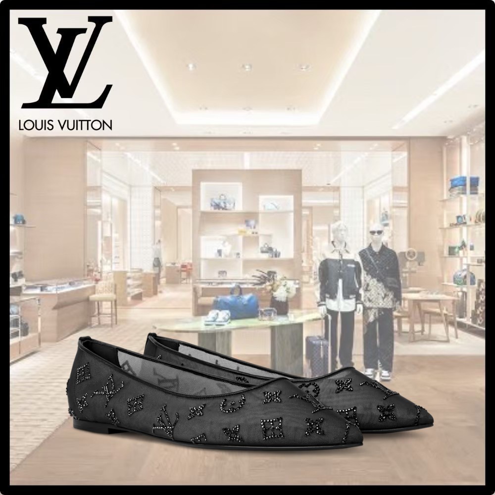 【煌びやかな刺繍が魅力♪】Louis Vuitton★バレリーナ
