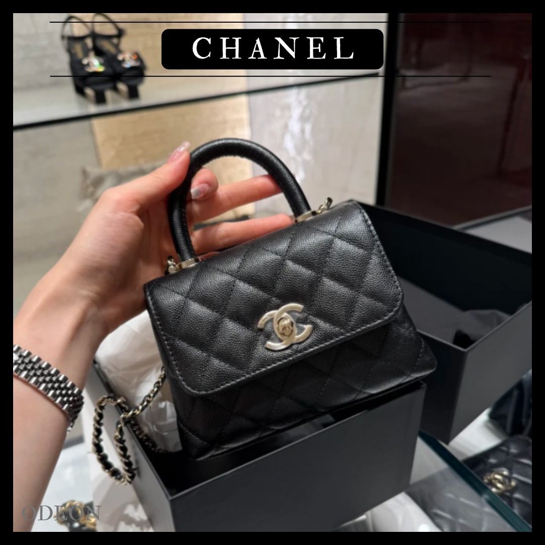 *大人気*【CHANEL】ココハンドル ミニミニ 14.5cm CCロゴ