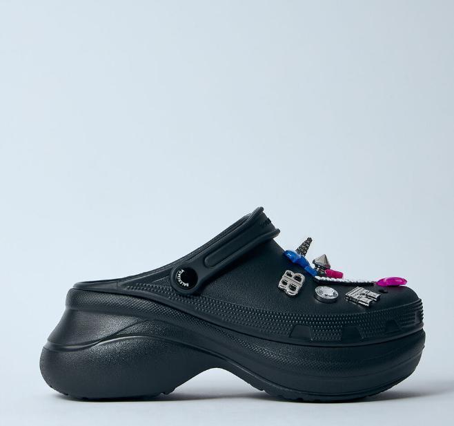 BALENCIAGA 関税込 Crocs プラットフォームミュール