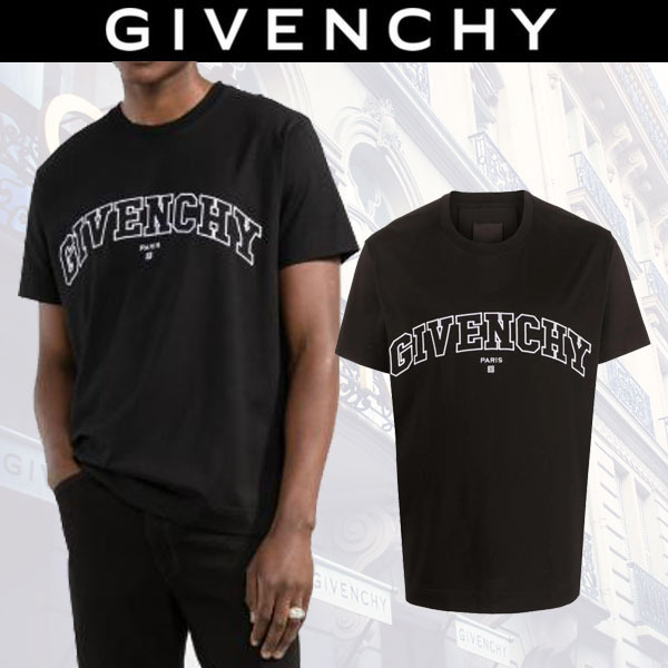 GIVENCHY ロゴが高級感をプラスしてくれる☆ロゴ Tシャツ black