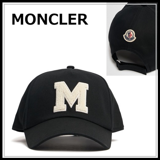 Moncler Mモノグラム コットンキャップ
