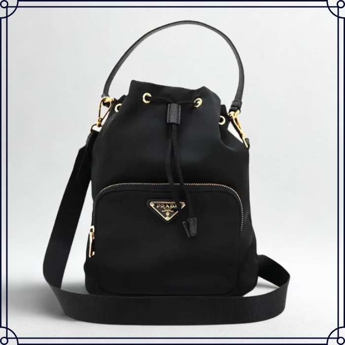 PRADA Nylon Bucket Bag【A-ランク/付属品有り】
