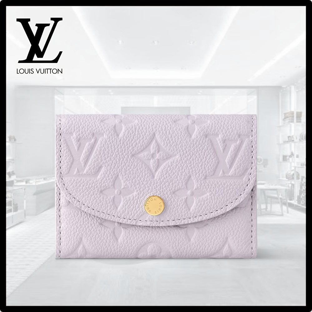 淡いカラーが乙女心をくすぐる♪Louis Vuitton★折りたたみ財布