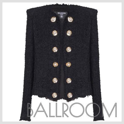 ジャケット BALMAIN TWEED SHORT JACKET