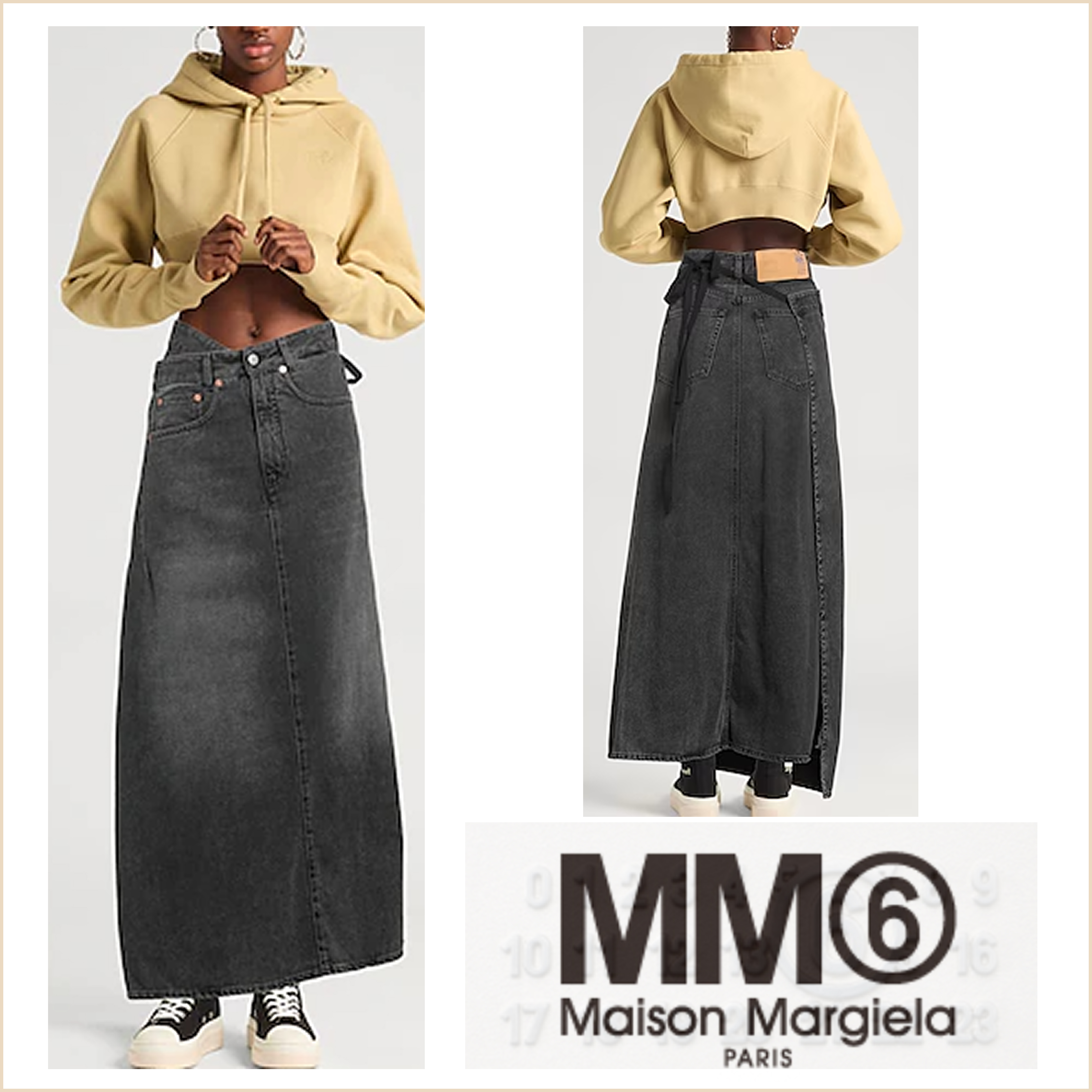 値下げ【MM6 MAISON MARGIELA】 デニムスカート