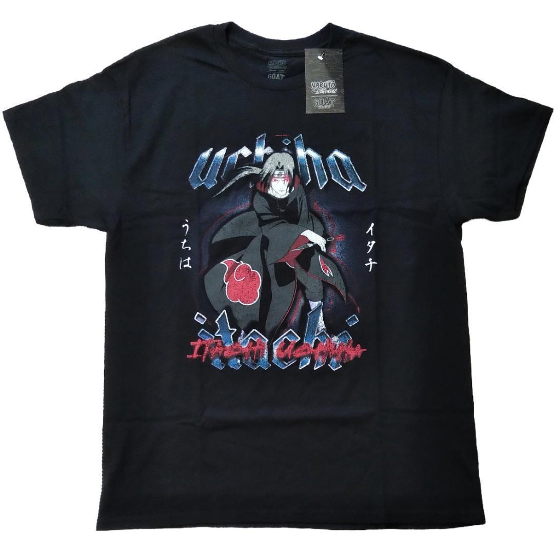 ナルト Tシャツ 黒 うちはイタチ naruto オフィシャル