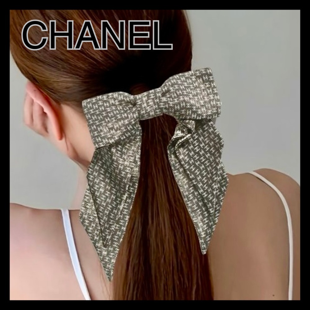 【美人度UPの大人リボン】CHANEL ヘアアクセサリー