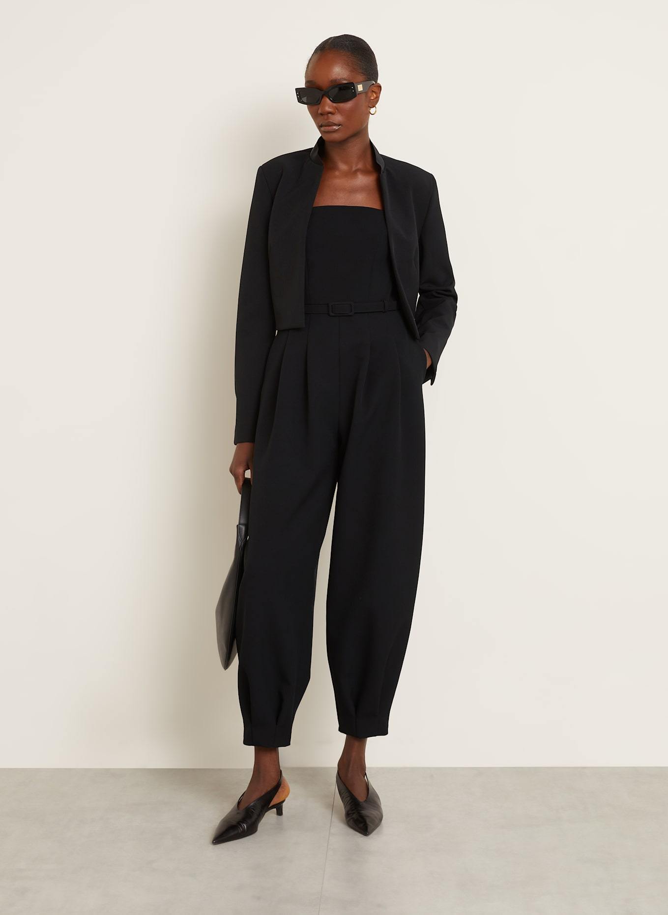 関税送料込MAXMARA[ヴォゲーラ] ボンデッド ジャンプスーツ