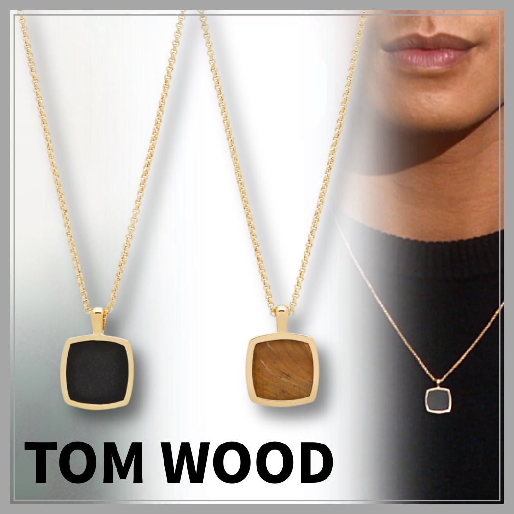 【関税込/匿名配送】TOM WOOD Cushion ペンダント 18K ゴールド