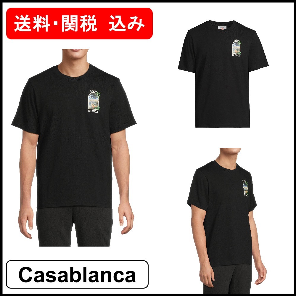 LAナイト・プリント・クルーネックTシャツ