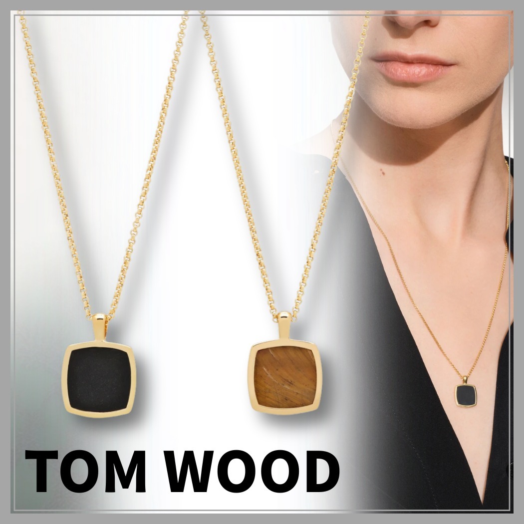 【関税込/匿名配送】TOM WOOD Cushion ペンダント 18K ゴールド