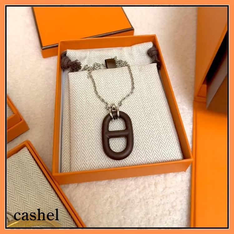 ☆モダン アクセントに HERMES ネックレス シェーヌ