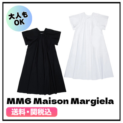 ★MM6 Maison Margiela★綿プリーツクルーネックドレス 大人もOK