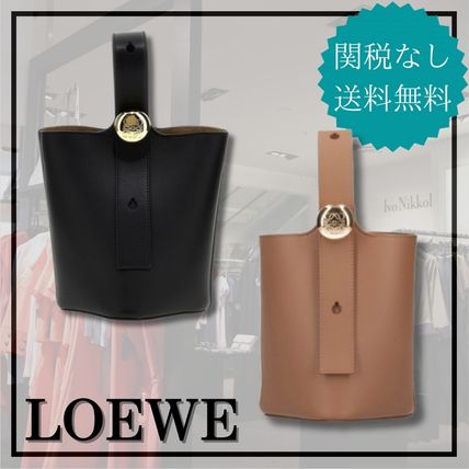 VIP価格.LOEWE ペブル ミニ バケット バッグ 関税送料込 関税送料込国内発送☆LOEWE ペブルバケットバッグミニ (LOEWE