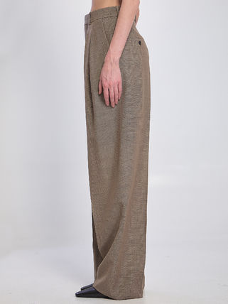 Saint Laurent《ワイドパンツ》キャビアウール TAUPE BEIGE