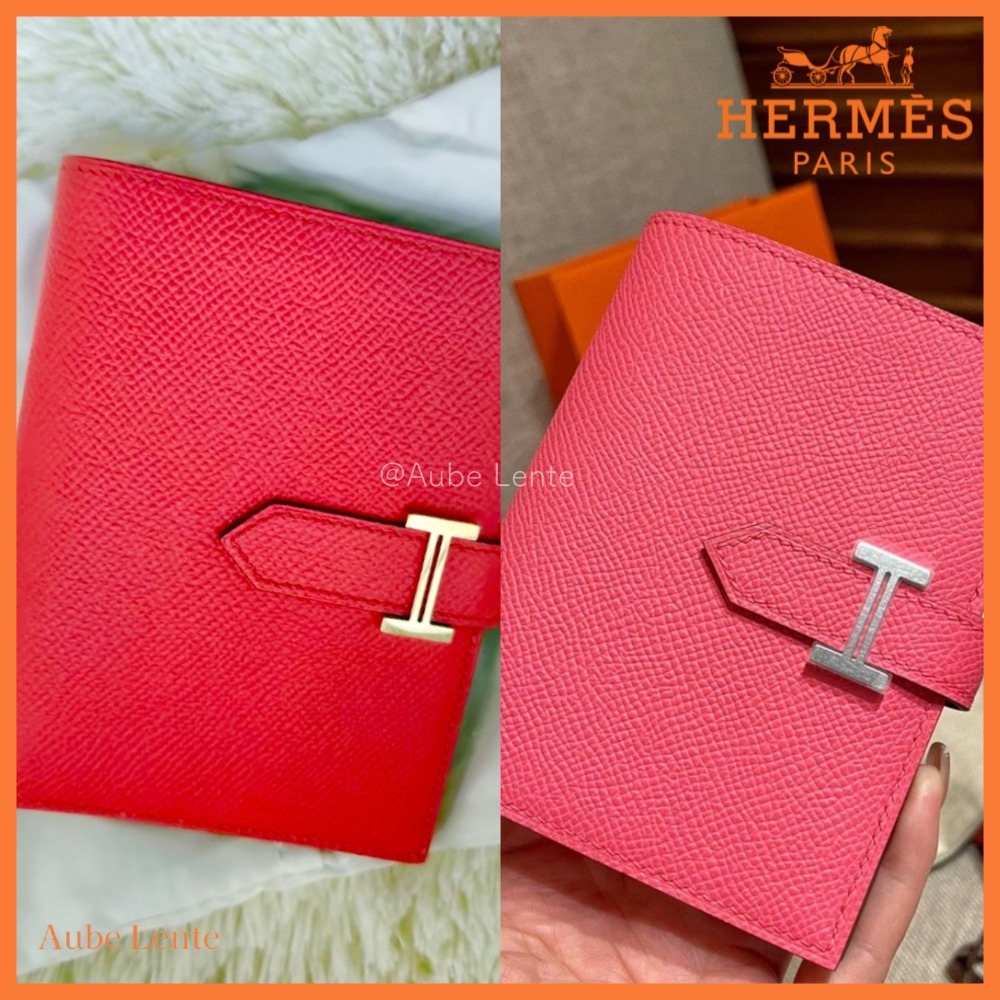 ミニマル＆実用派◎【HERMES】BearnCompact 二つ折り財布