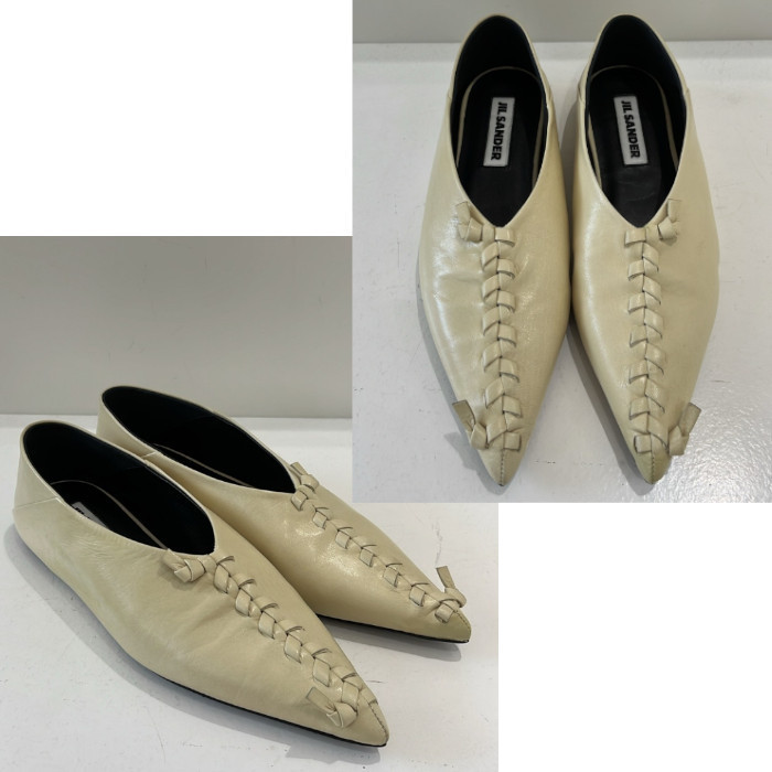【スリッポン】Jil Sander バレエシューズ パンプス レザー