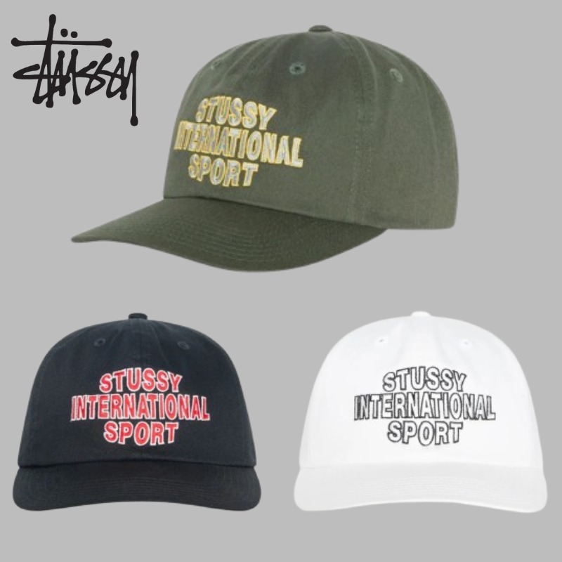 STUSSY MID-DEPTH INTERNATIONAL SPORT STRAPBACK 送料/関税込