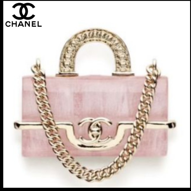 【ワンランク上のお洒落25B】CHANEL バッグ型 ブローチ