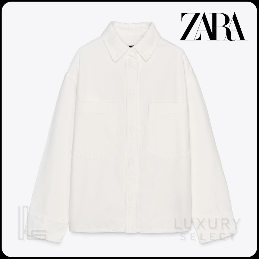 安心★関税込み★ZARA★ZW COLLECTION POCKET OVERSHIRT