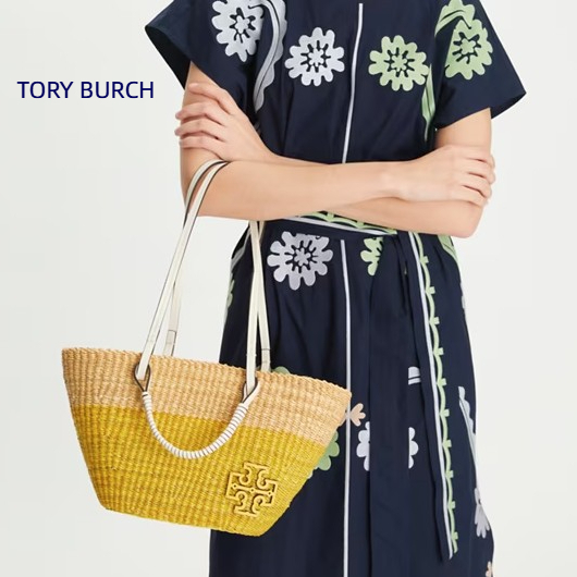 限定セール☆Tory Burch ☆スモール”エラ” ストローバスケット