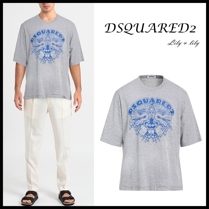 DSQUARED2 ◆ロゴ クルーネック 半袖 Tシャツ◆関税送料込み