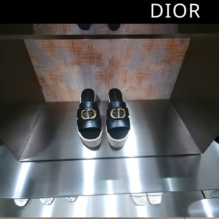 DIOR ディオール サンダル モンテーニュ ウェッジスライド