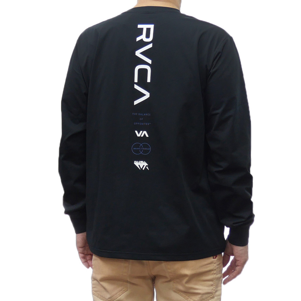 【RC25SS356】RVCA メンズクルーネックロングTシャツ BF041876