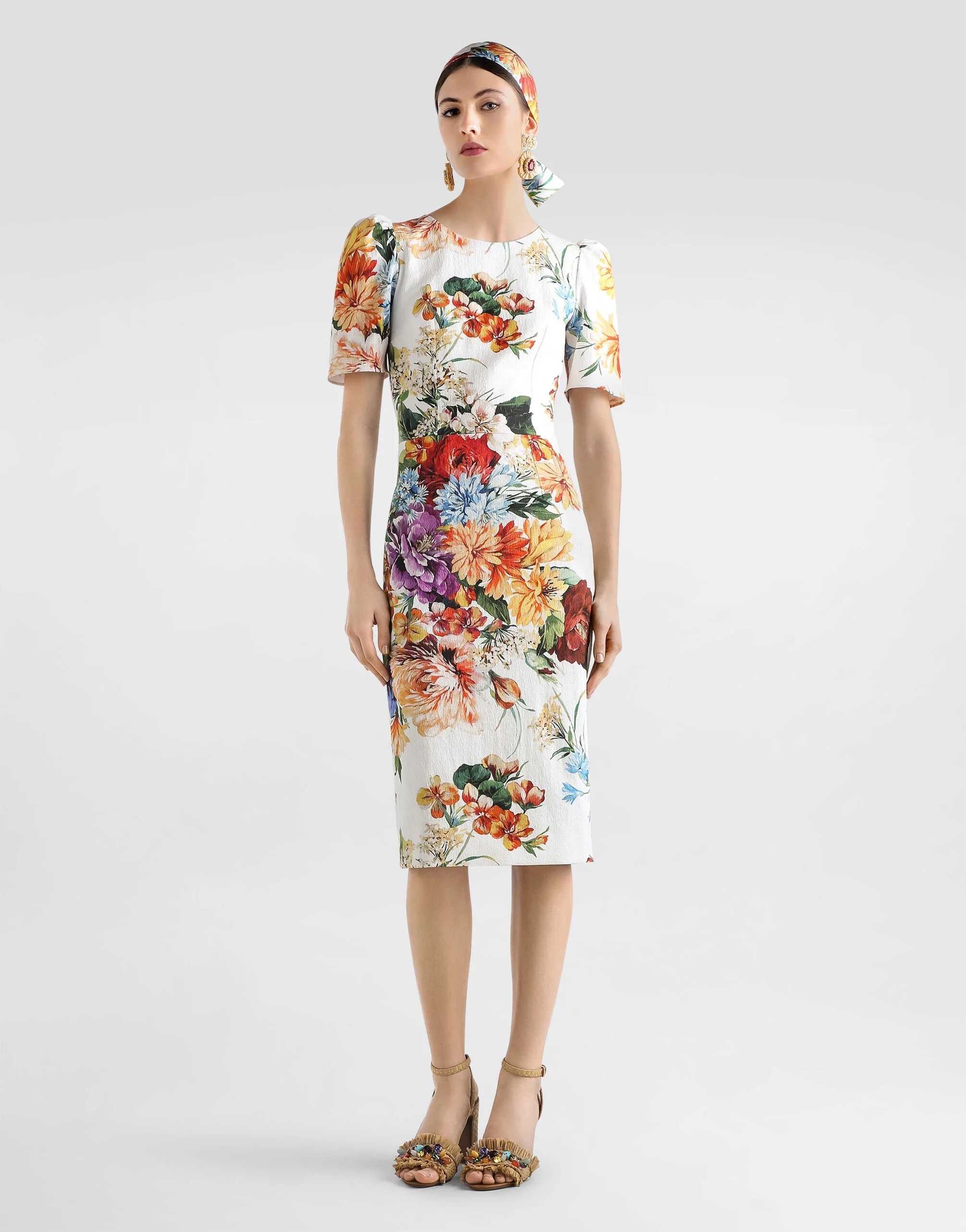 Dolce&Gabbana 25AW《ラインストーン/フリンジ サンダル》直営店