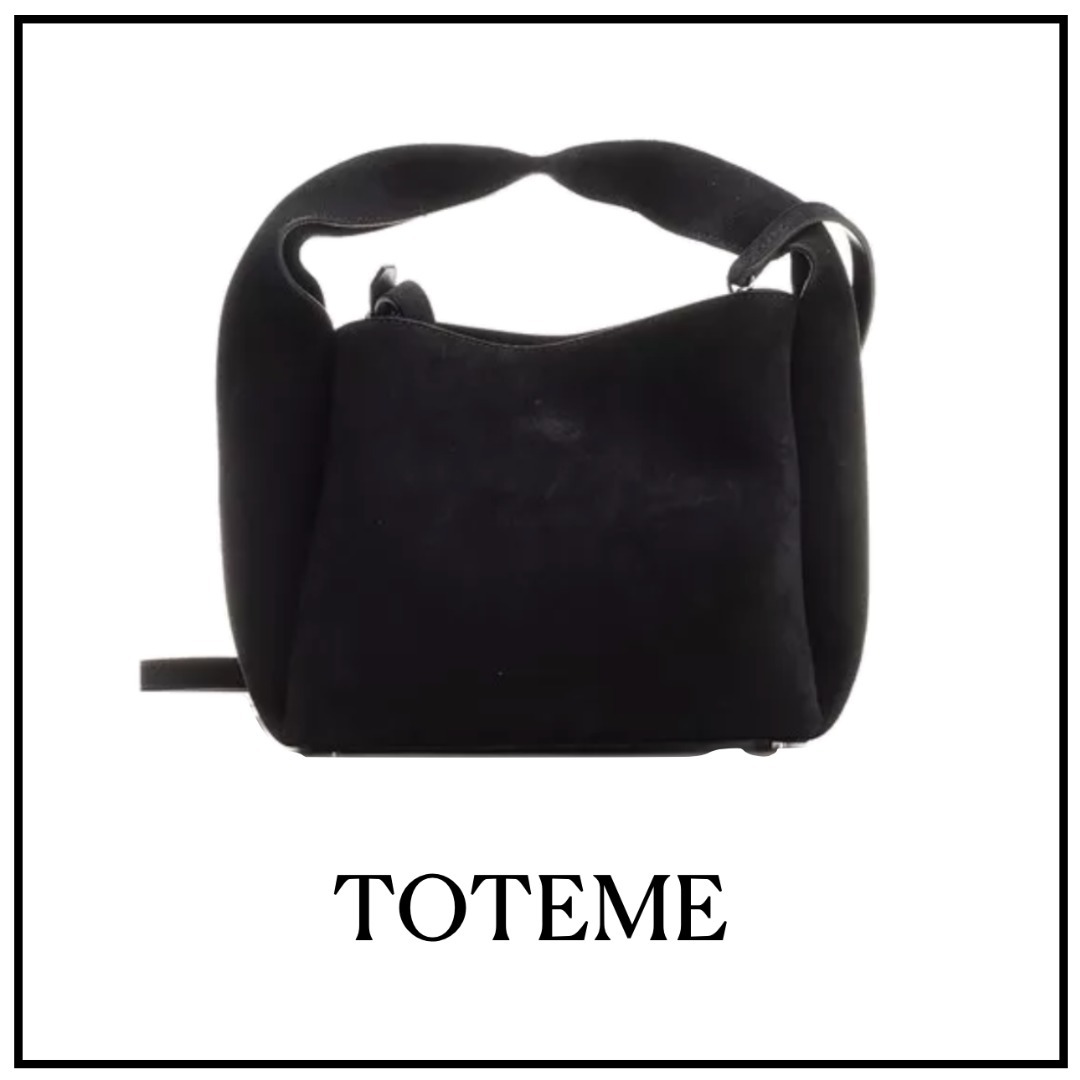 【TOTEME】Suede bucket bag