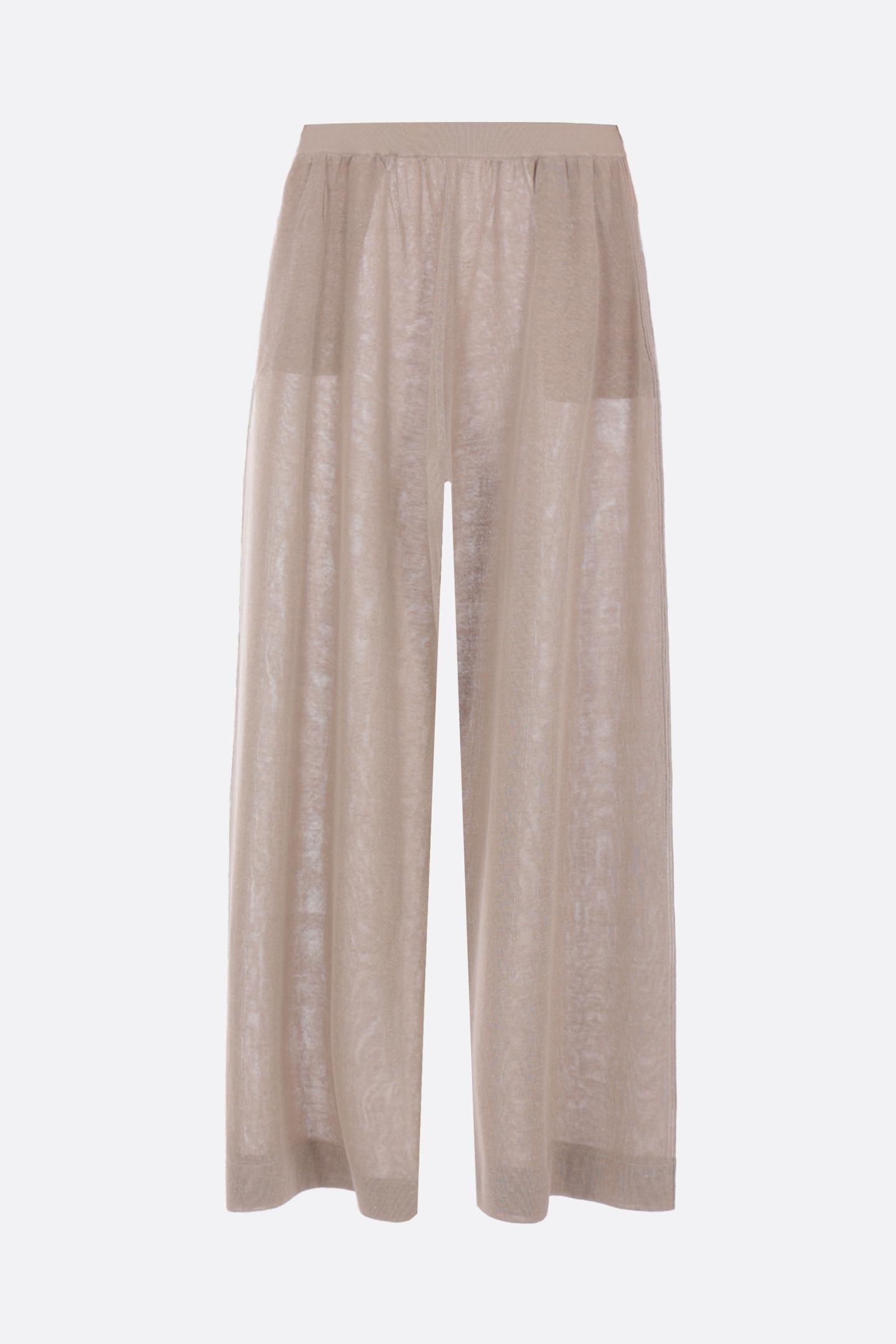 【関税&送料込】Alaia Pantalone Palazzo In Lino E Seta