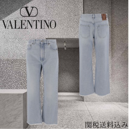 デニム・ジーパン Valentino Garavani Light Blue Straight Jeans 7B3DD19O94W508
