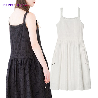 ワンピース [SORDI] Flower Jacquard Dress