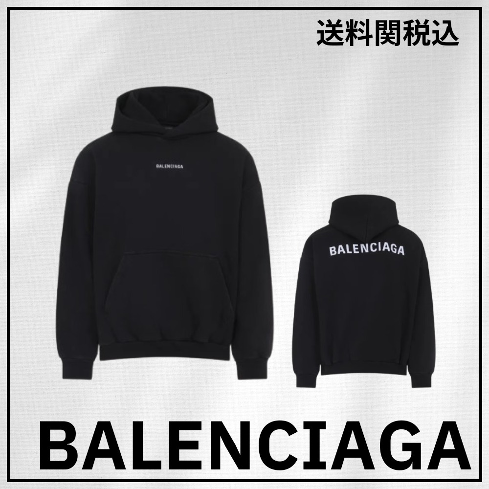 VIP価格★【BALENCIAGA】ミディアムフィットパーカー