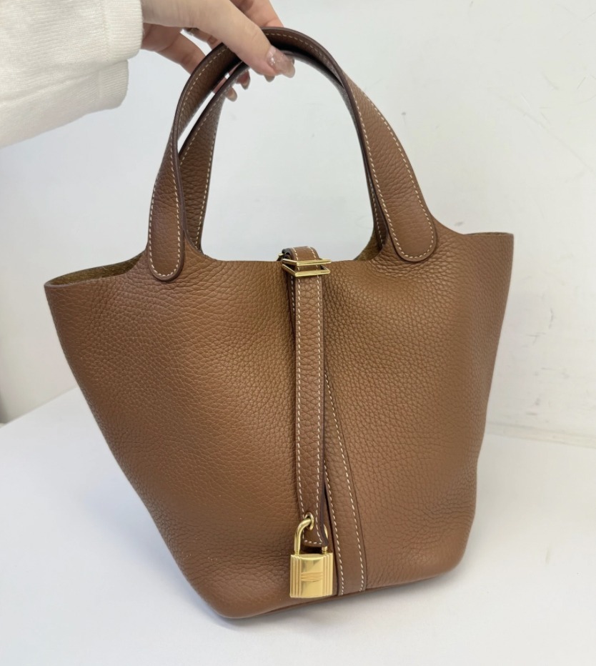 VINTAGE エルメス ピコタンロックPM ゴールド/G金具