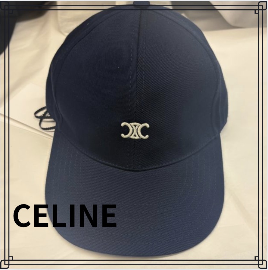 25FW コーデ万能☆【CELINE】トリオンフ ベースボールキャップ
