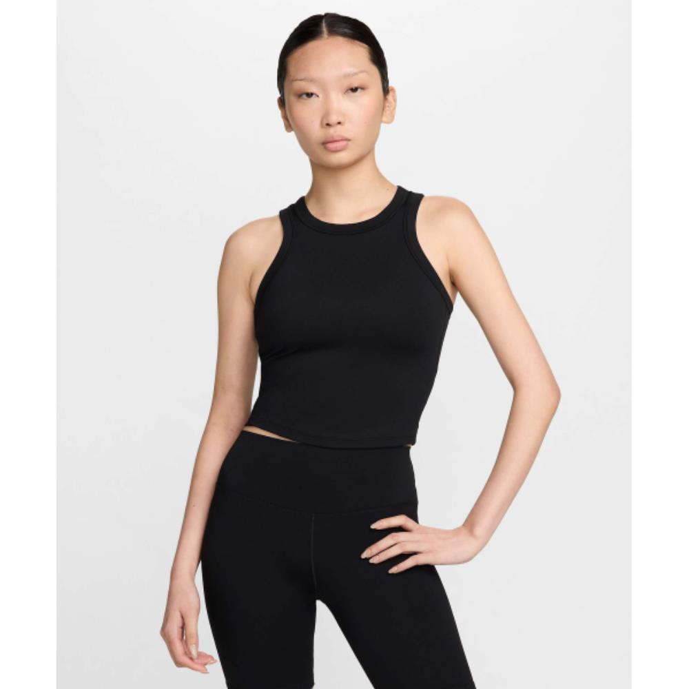 ★ Nike★ One Fitted Dry Fit Crop Tank Top W Black FN280701