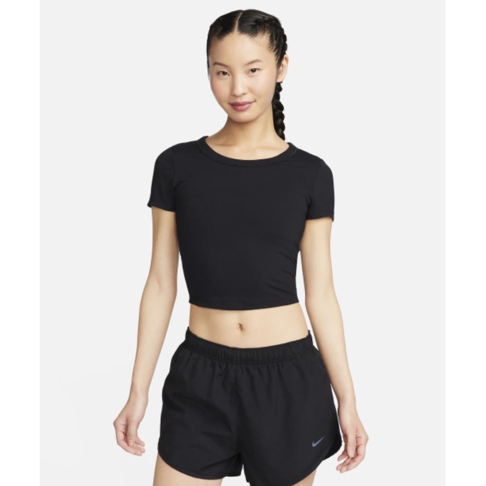 ★ Nike★ One Fitted Dry Fit Short Sleeve Crop Top W Black