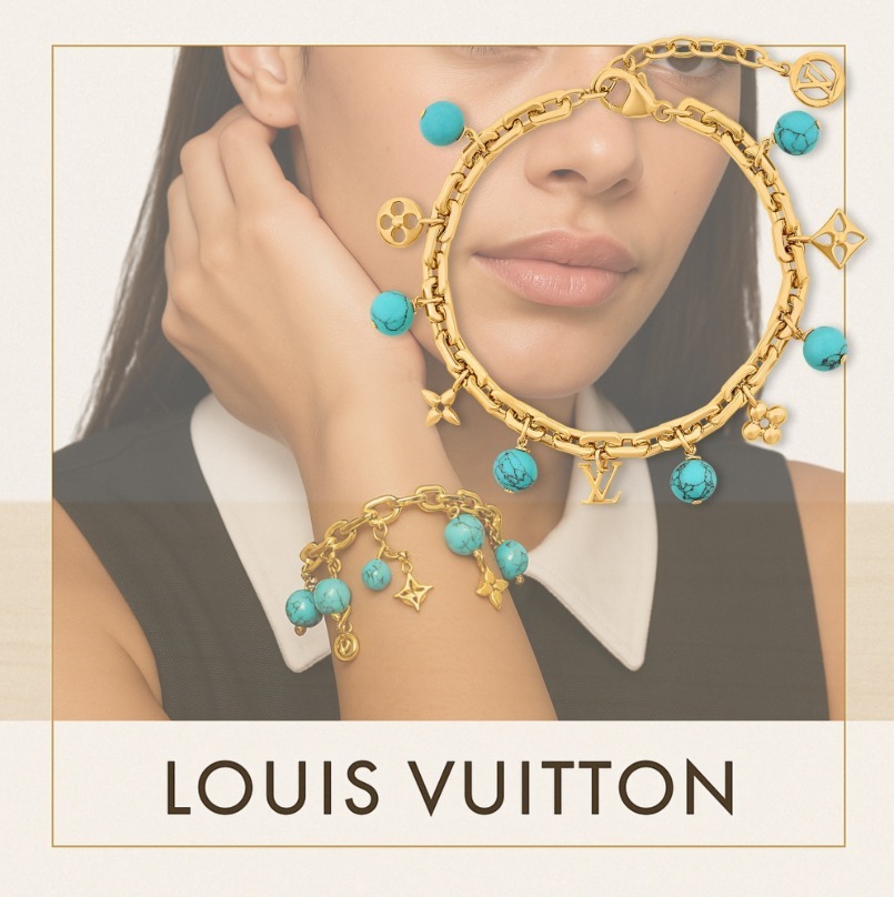 【LOUIS VUITTON】ブレスレット・チャーム マイ パール 安心発送