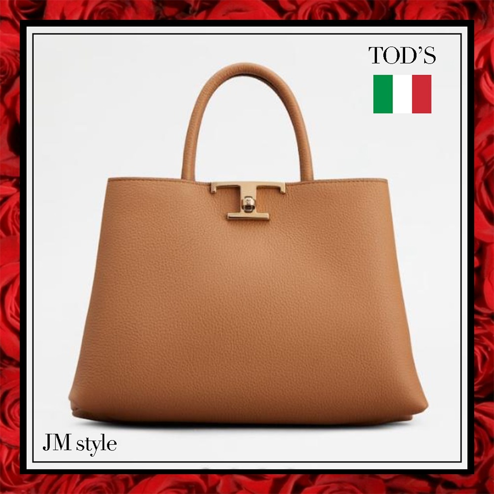VIPセール！★TODS★T タイムレス レザー ショッピングバッグ