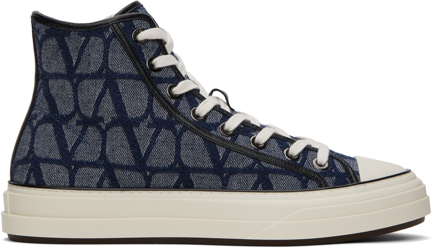【関税込み】Valentino Garavani ブルー Iconographe スニーカー