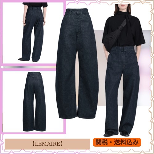 国内発送【LEMAIRE】ルメール◇ベルテッド◇コットンジーンズ