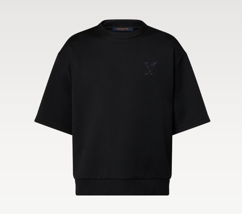 Louis Vuitton《LV エンベリッシュド ジャージーTシャツ》直営店