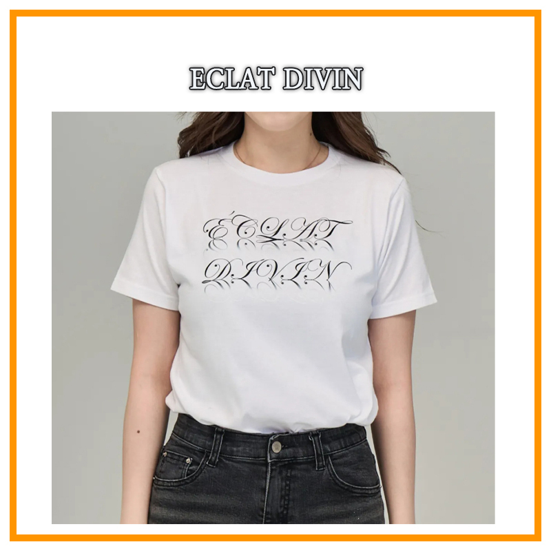 【ECLAT DIVIN】★関税込★ホワイトデイリークラシックTシャツ