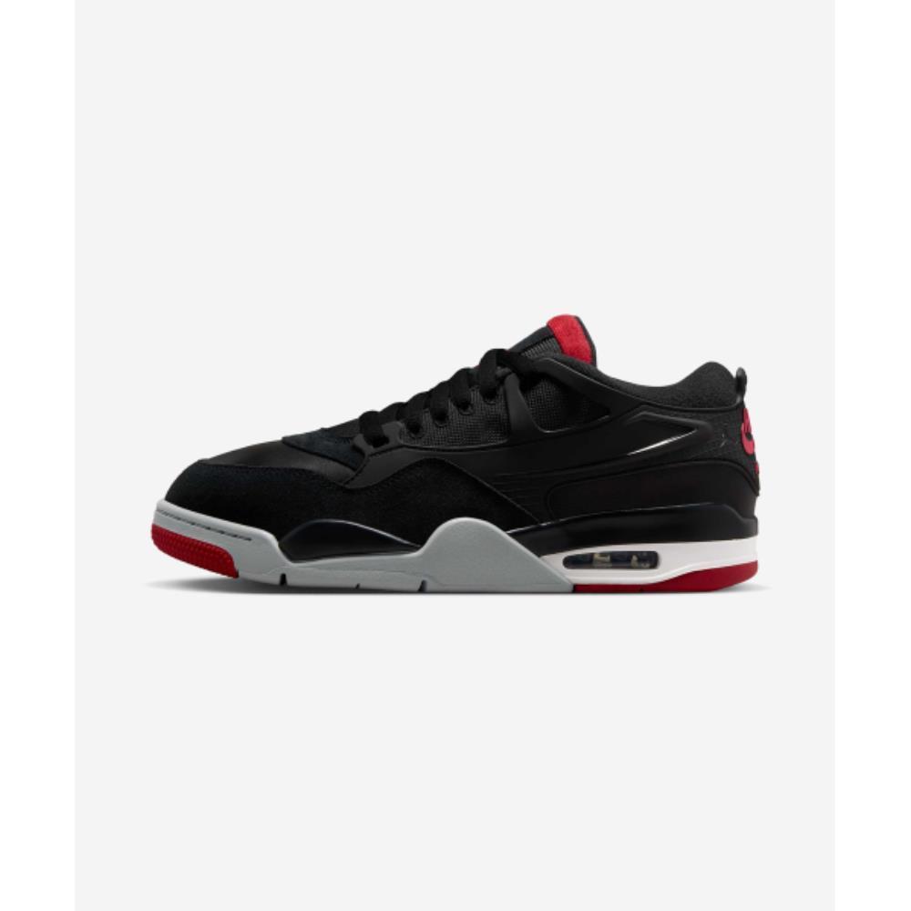 スニーカー Nike Air Jordan 4 RM M Black Wolf Grey White Varsity Red FQ7