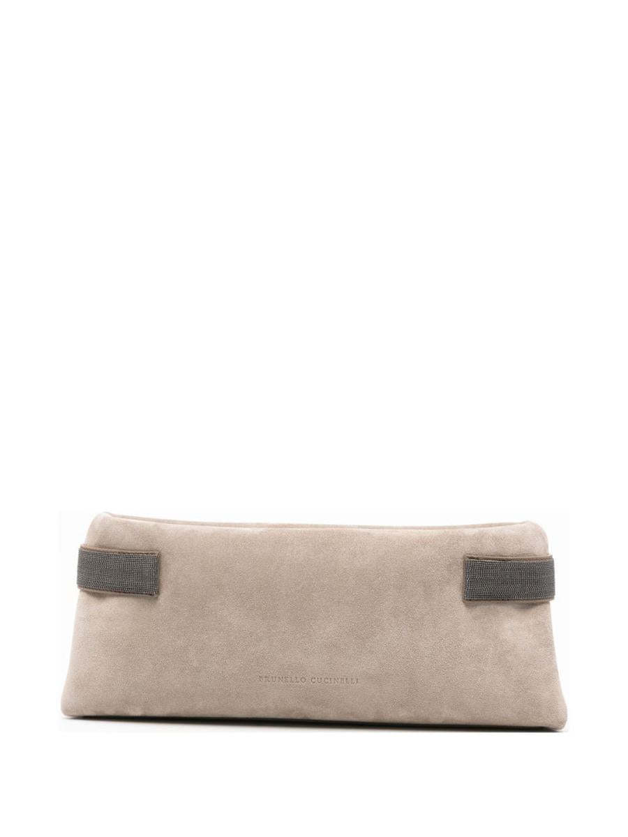 【関税＆送料込み】Brunello Cucinelli Suede Leather Clutch