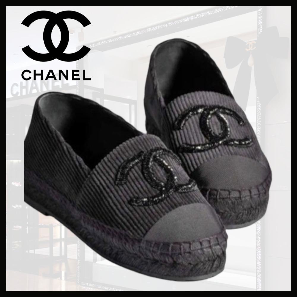 【スタイリッシュな一体感♪】CHANEL バレエシューズ