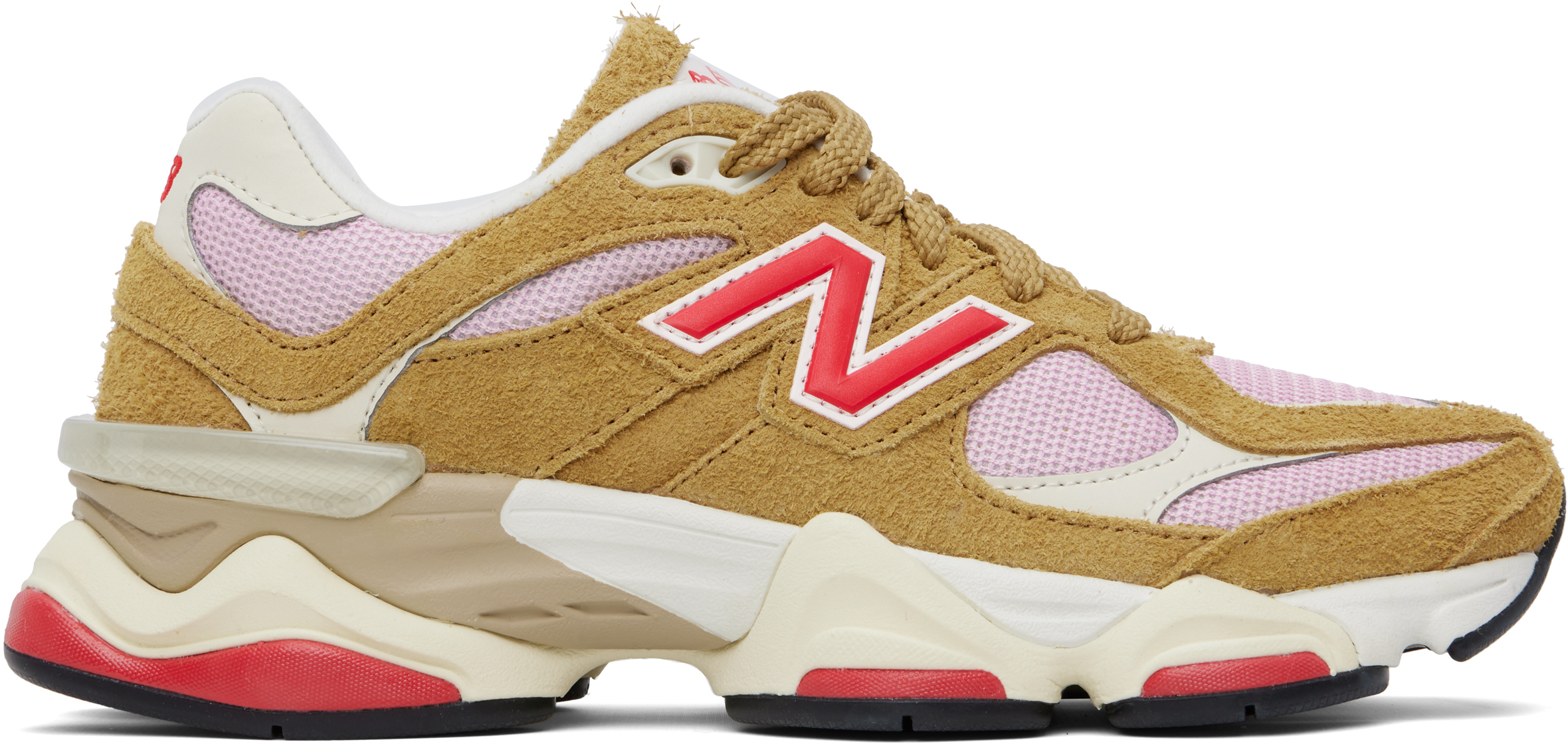 【関税込み】New Balance タン＆ピンク 9060 スニーカー
