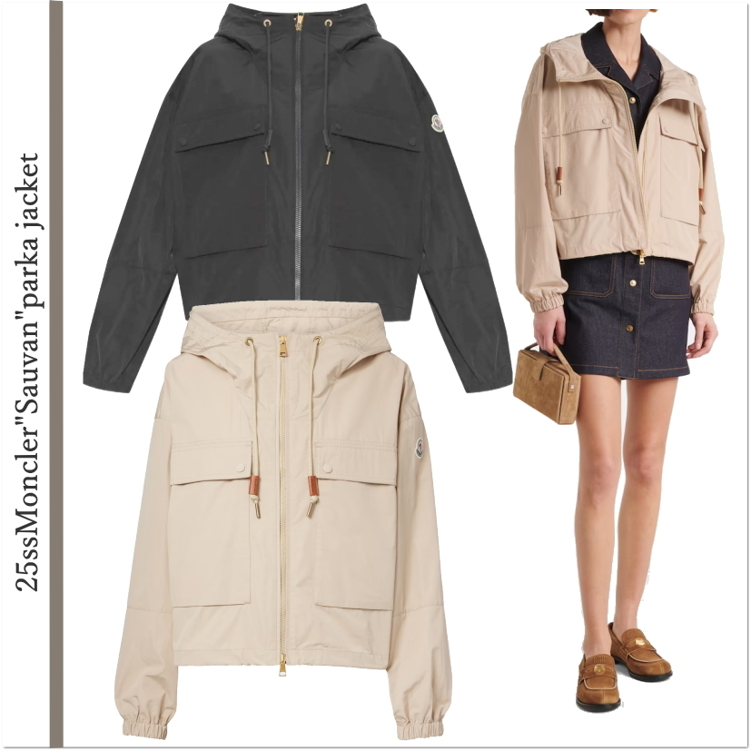 ■関税込■25ssMONCLER『Sauvan』パーカージャケット